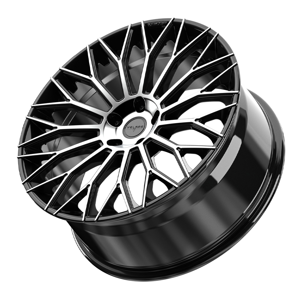 22" Velare VLR10 Gloss Black Machined Alloy Wheels