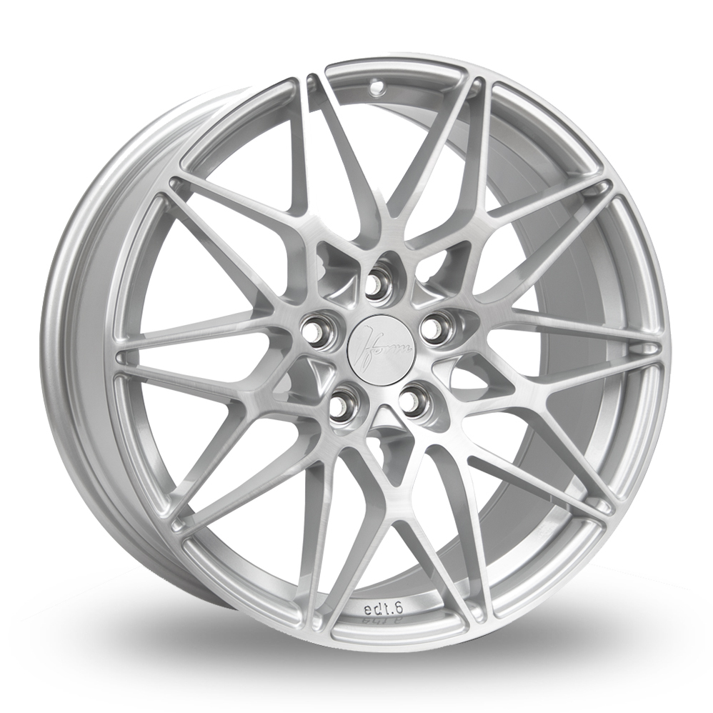 1FORM EDITION.6 (EDT.6) Brushed Pure Silver Alloy Wheels