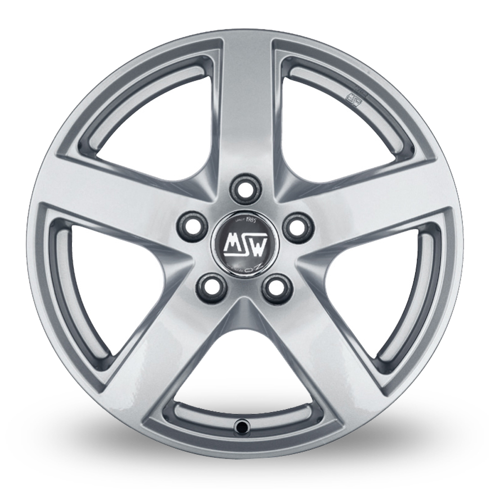 16" MSW (by OZ) 55 Silver Alloy Wheels