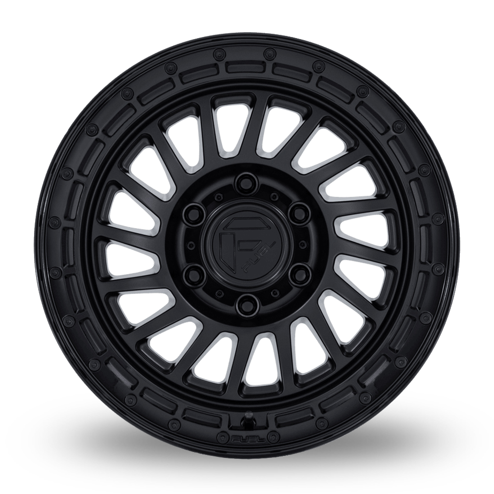18" Fuel Off-Road FC897 Havoc (USA Warehouse) Matt Black Gloss Black Lip Alloy Wheels