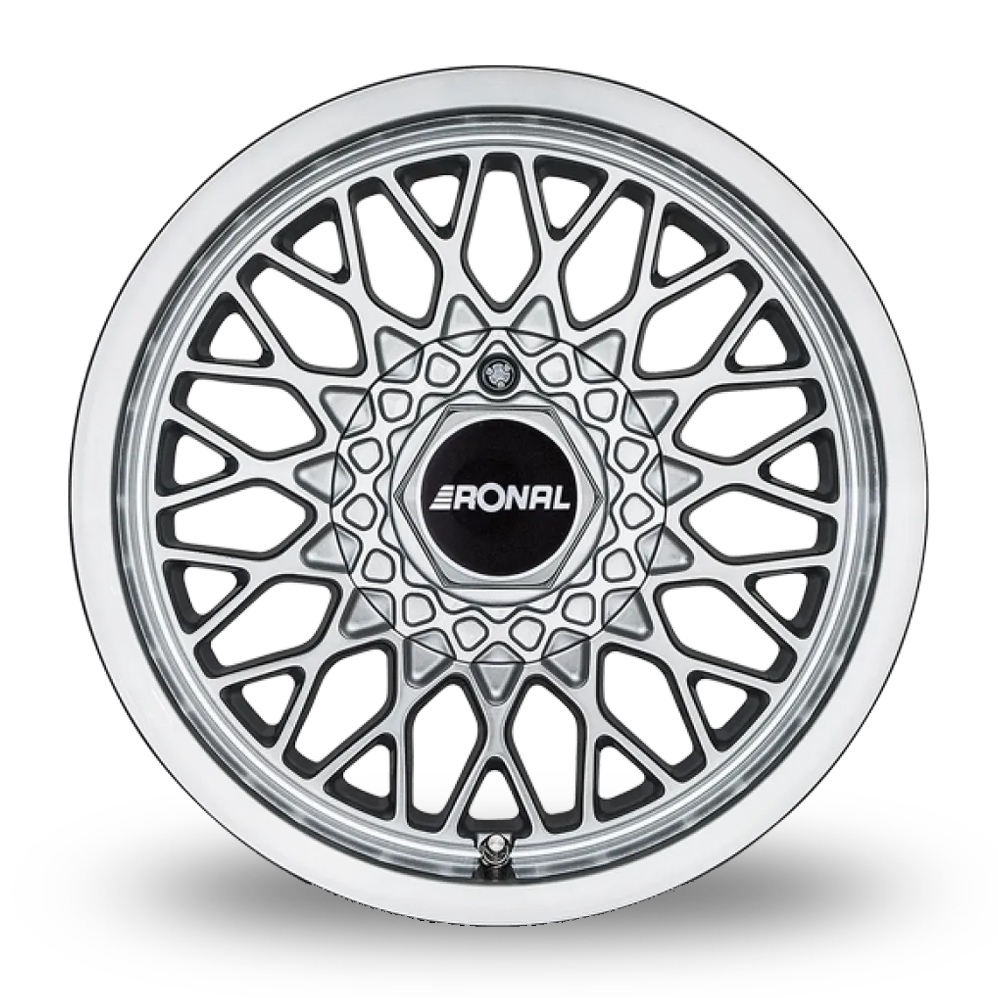 15" Ronal LS Silver Polished Rim Alloy Wheels