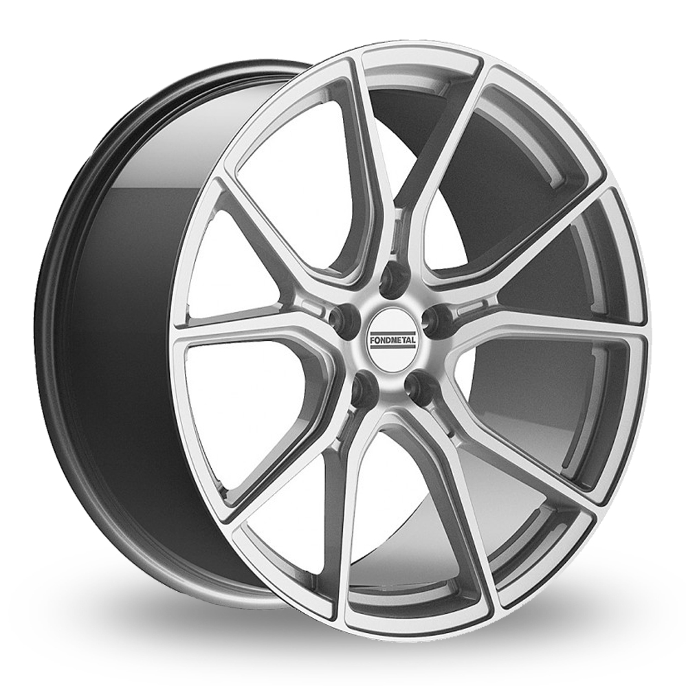 Fondmetal STC45 Gloss Silver Alloy Wheels