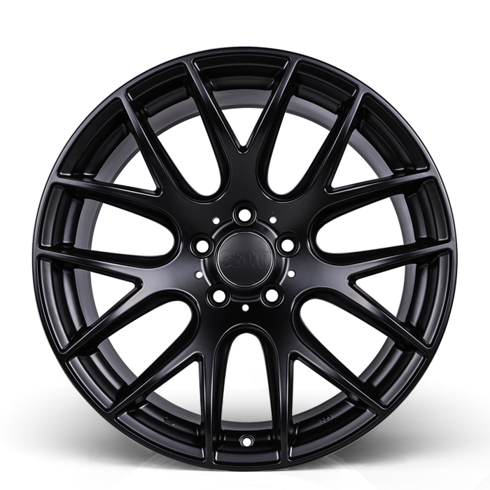 18 Inch 3SDM 0.01 SF Satin Black Alloy Wheels