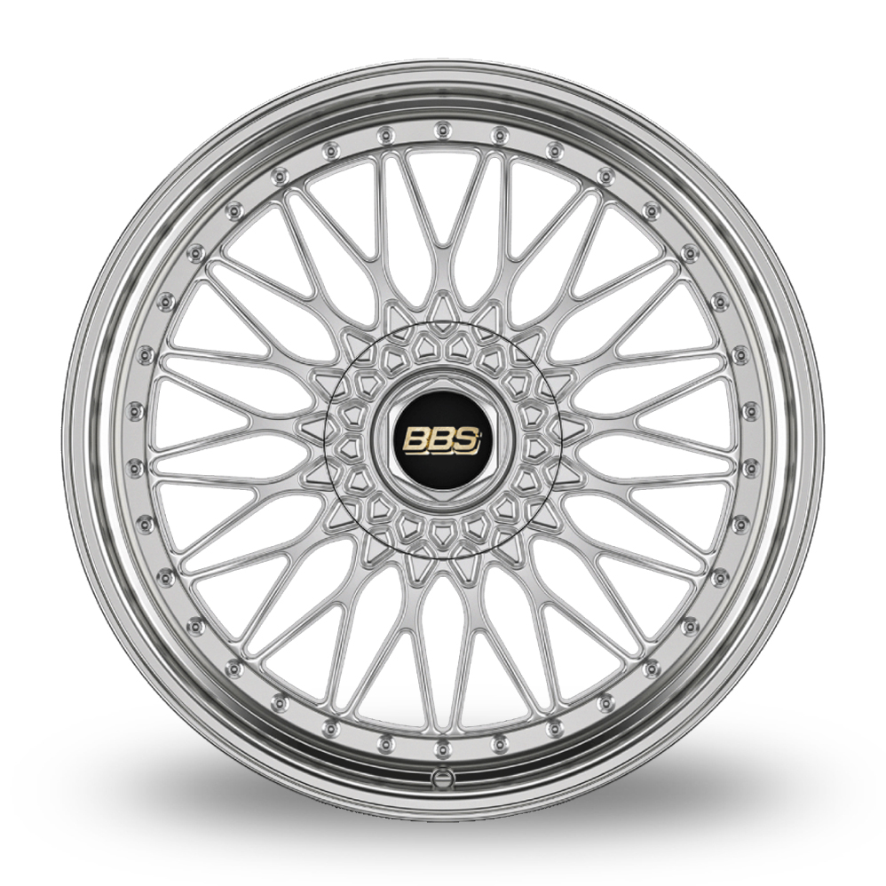 20" BBS Super RS Brillant Silver Alloy Wheels