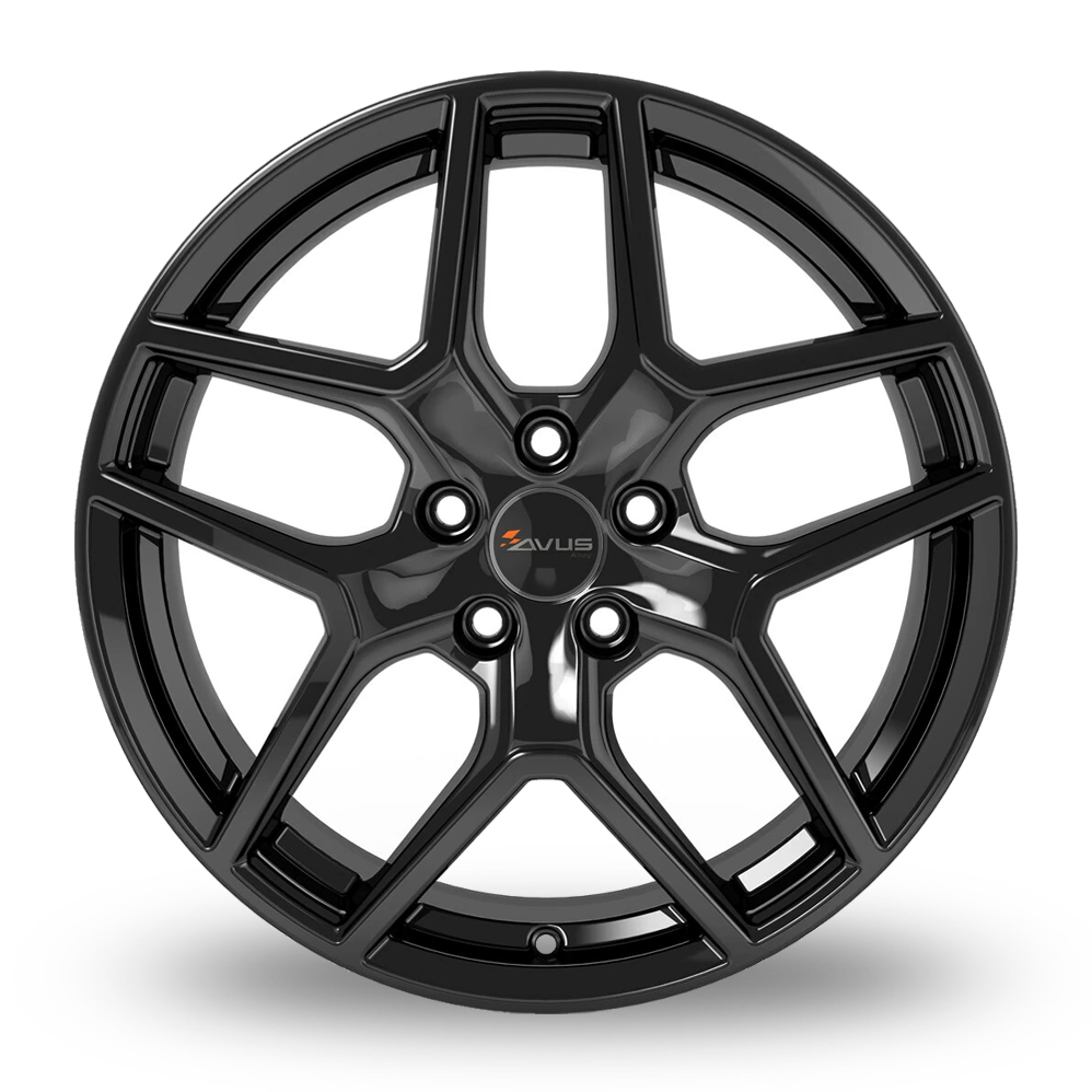 18" Avus Racing AC-519 Black Alloy Wheels