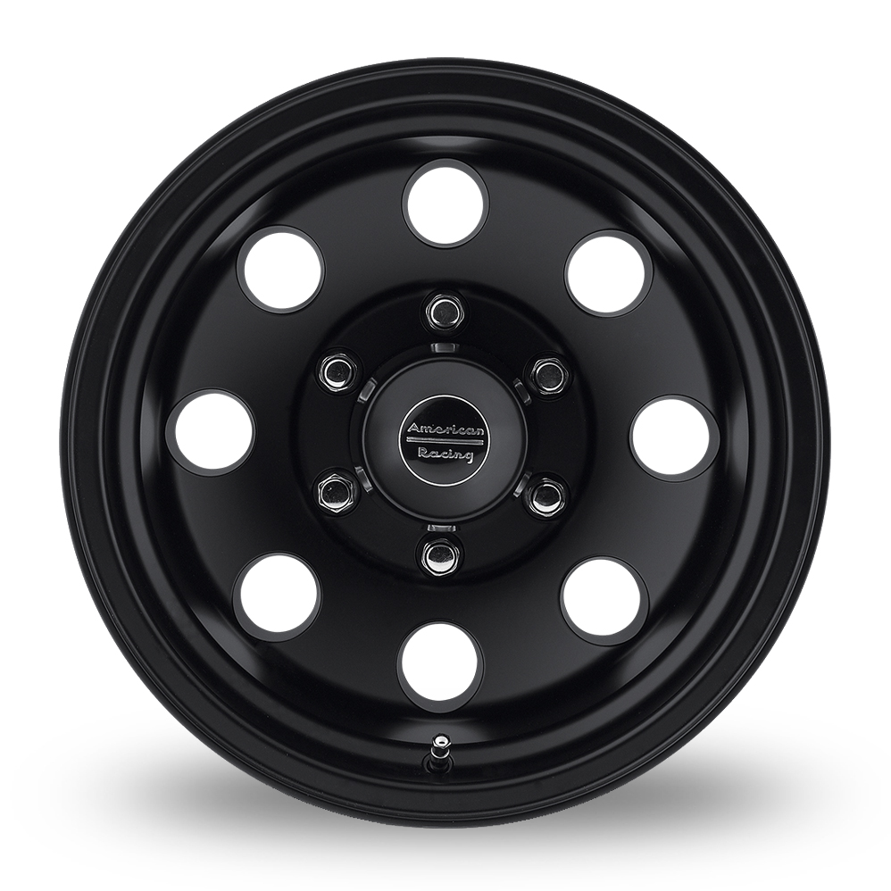 17" American Racing AR172 Baja Satin Black Alloy Wheels