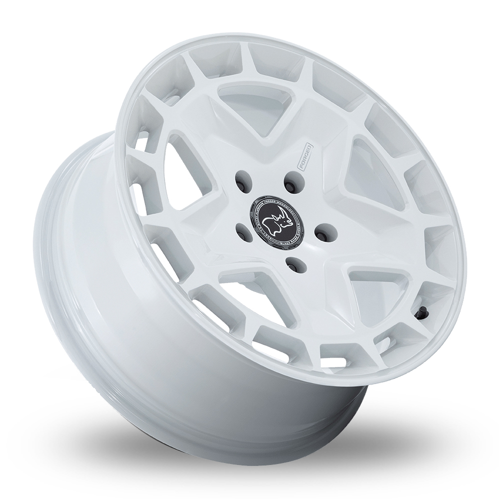 18" Black Rhino Corsica Gloss White Alloy Wheels