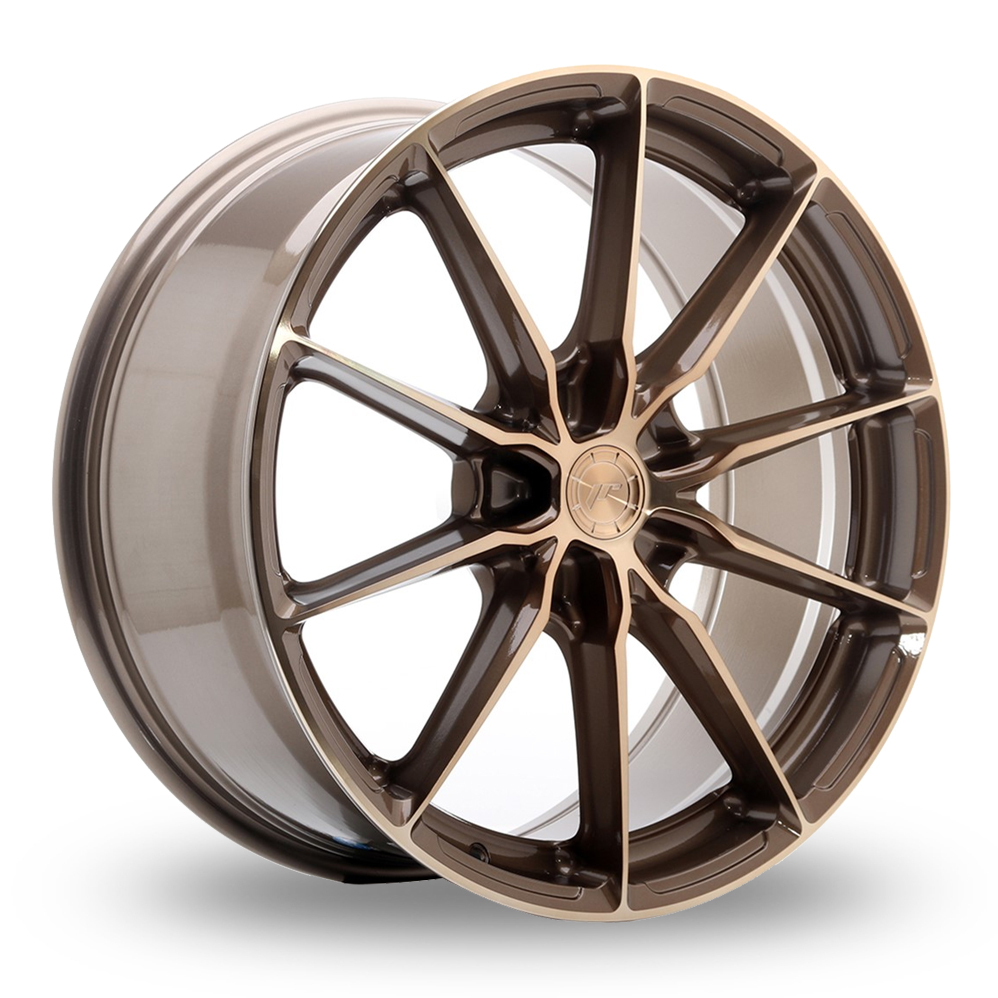 Japan Racing JR37 (8.5x20) (Custom Fitment) Platinum Bronze Alloy Wheels