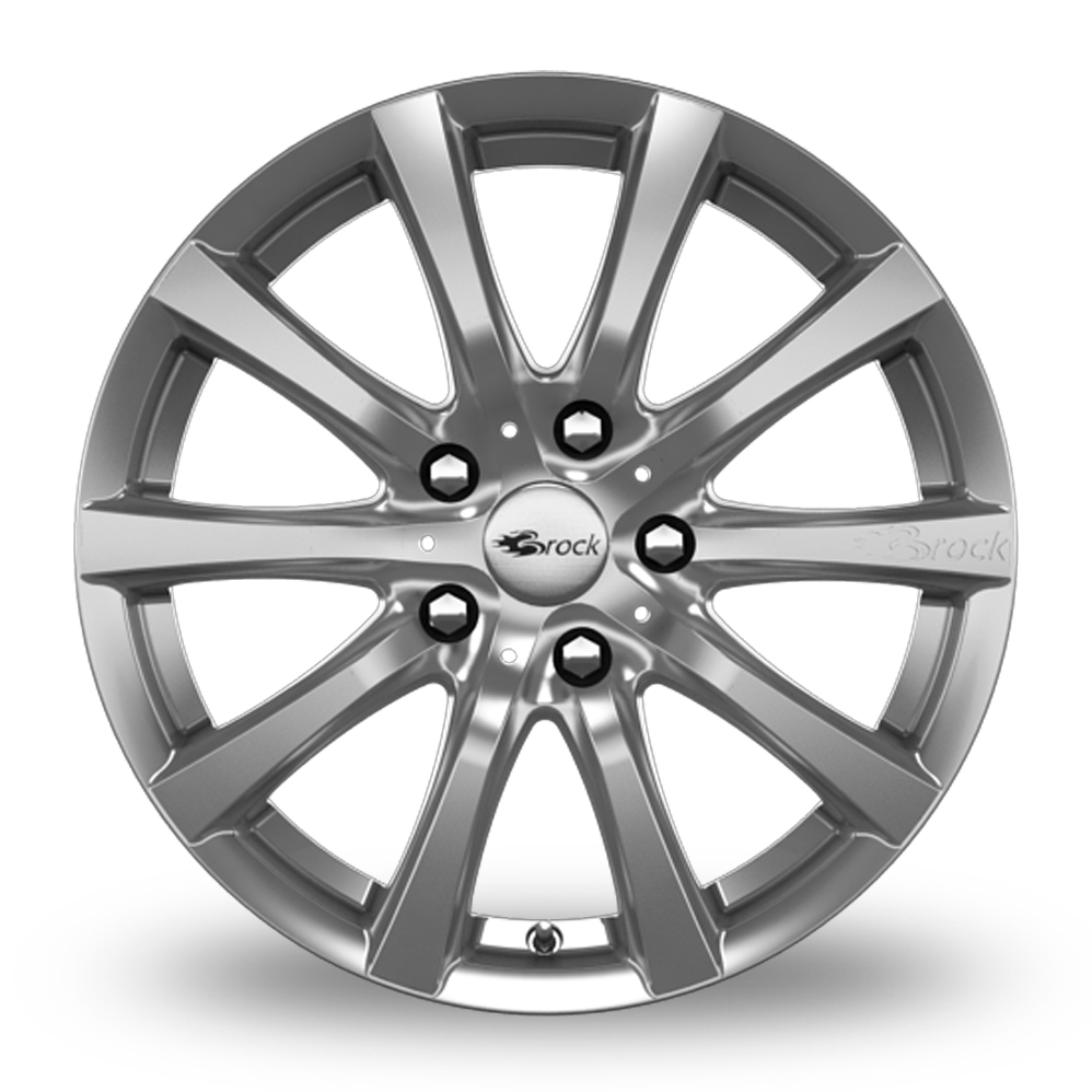 20" Brock B21 Chrome Silver Alloy Wheels