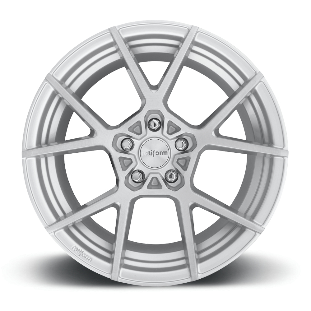 18" Rotiform R138 KPS Gloss Silver Brushed Alloy Wheels