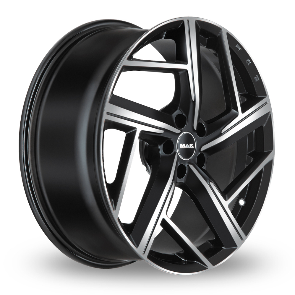 20" MAK Qvattro Black Mirror Alloy Wheels