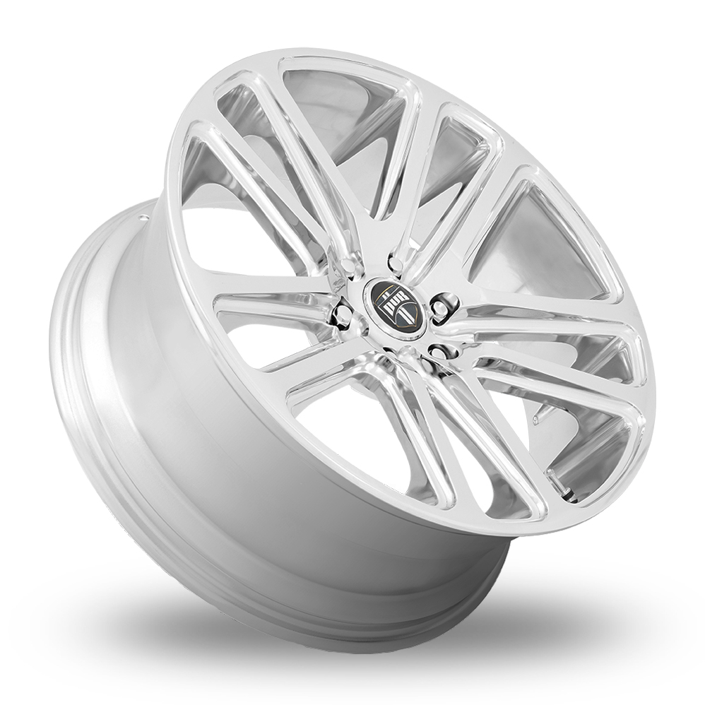 24" DUB S254 Flex Chrome Alloy Wheels