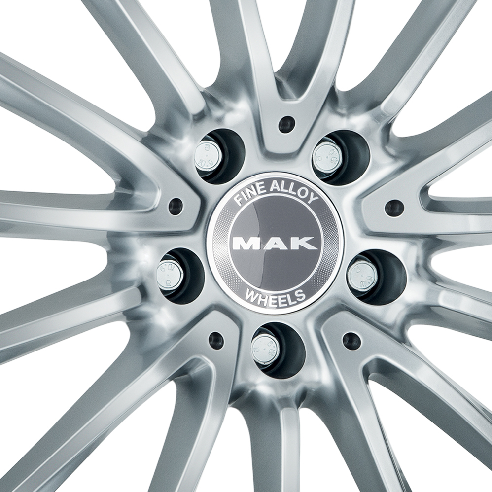 19" MAK Komet Silver Alloy Wheels