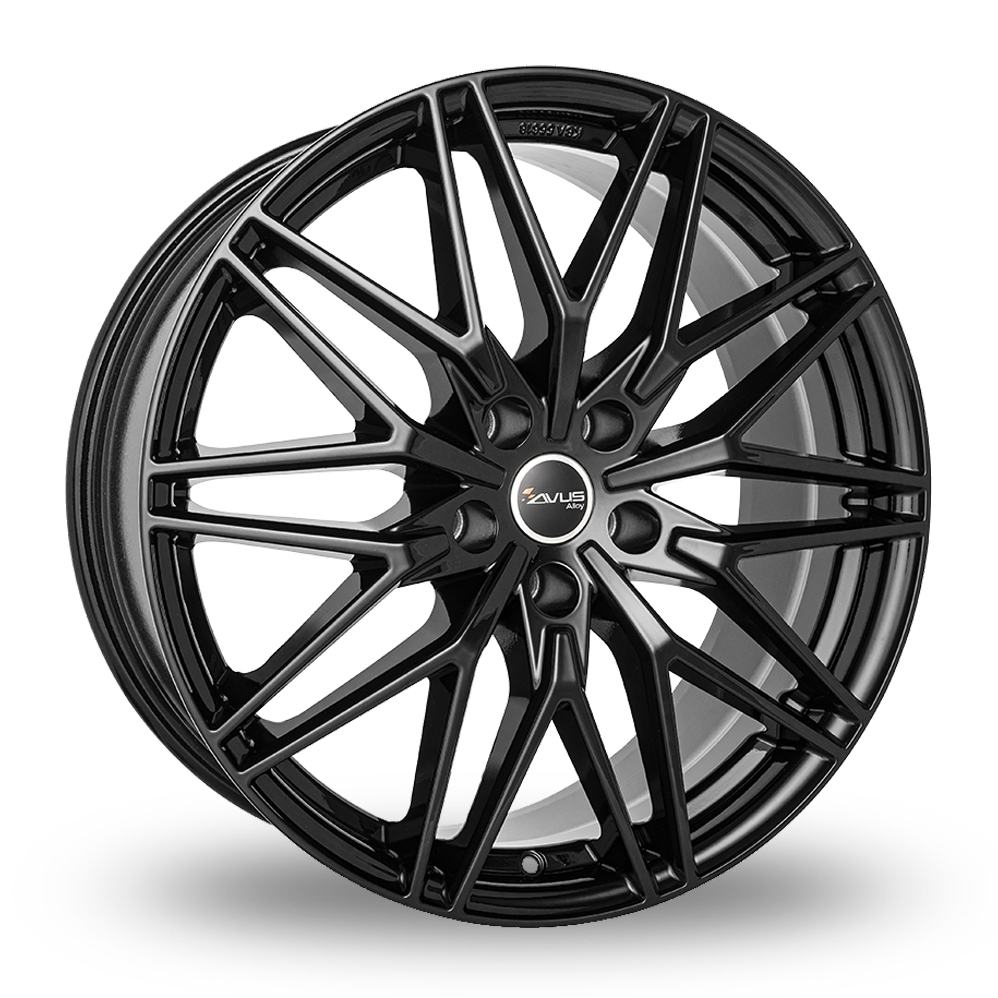 Avus Racing AC-MB6 Black Alloy Wheels