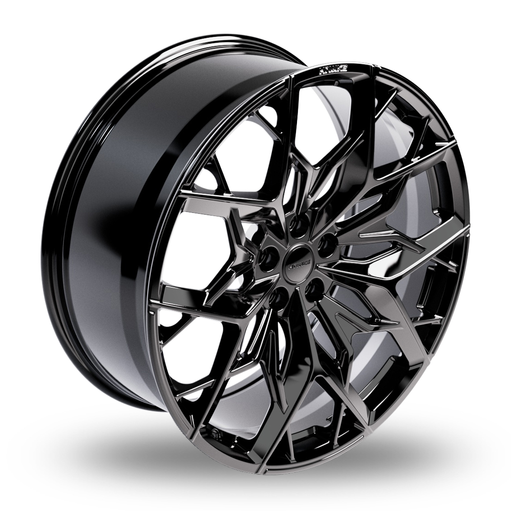 23" Hawke Vortex Gloss Black Alloy Wheels