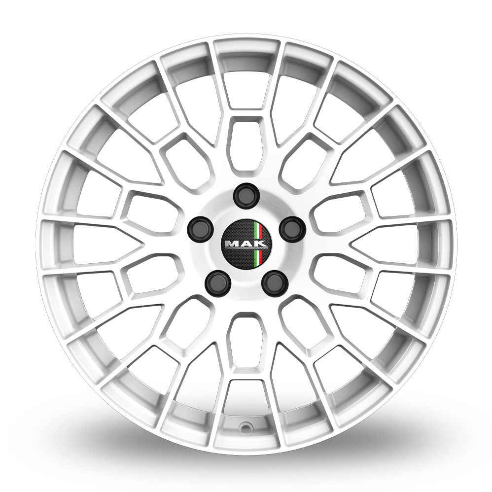 18 Inch MAK APX Gloss White Alloy Wheels