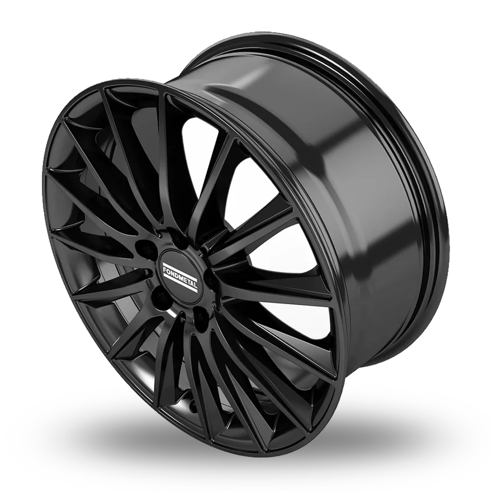 18" Fondmetal Aidon Gloss Black Alloy Wheels