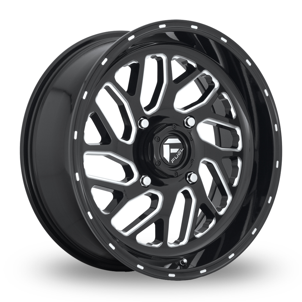 Fuel Off-Road D581 Triton UTV (USA Warehouse) Gloss Black Milled Alloy Wheels