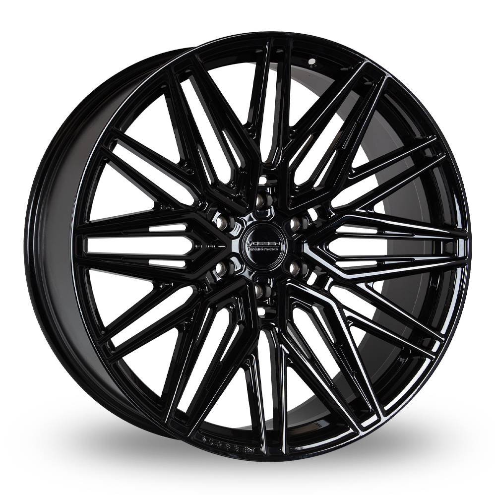 Vossen HF6-5 (9.5x20) (Deep Concave) Gloss Black Alloy Wheels