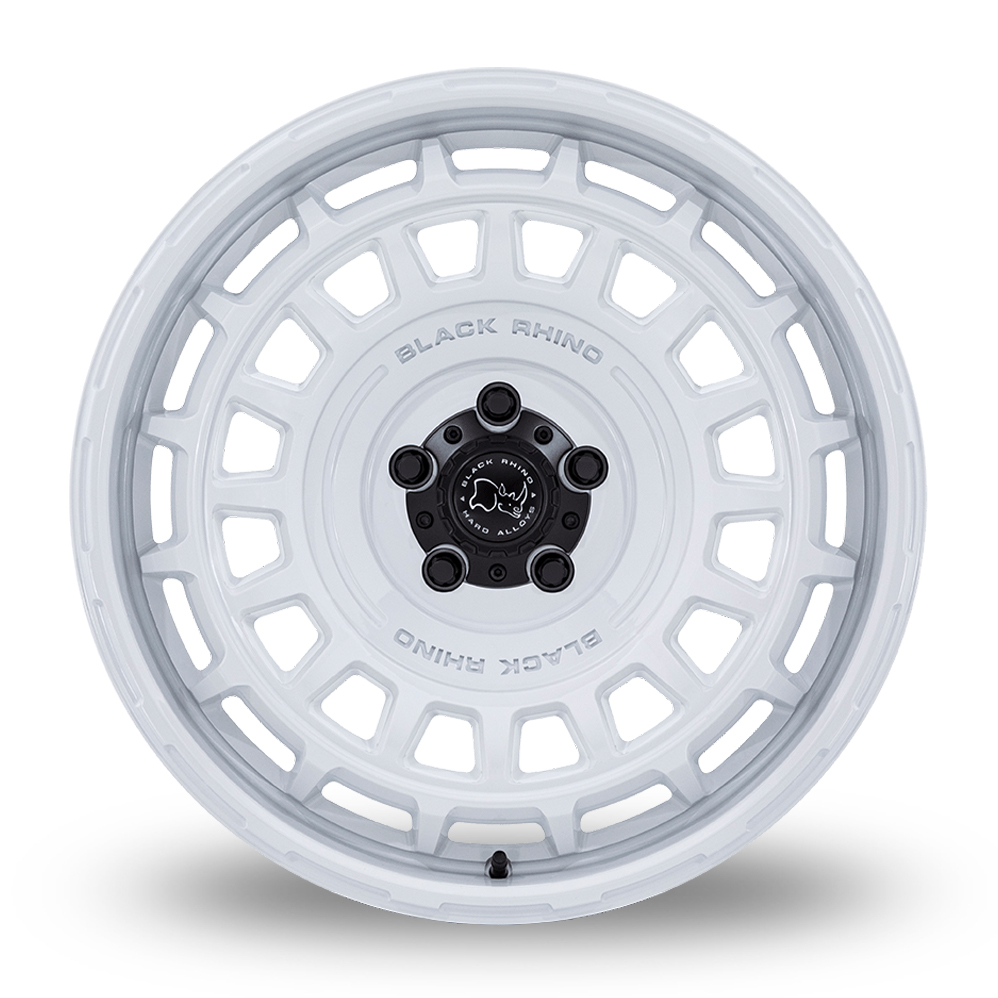 17" Black Rhino BR024 Awol Gloss White Alloy Wheels