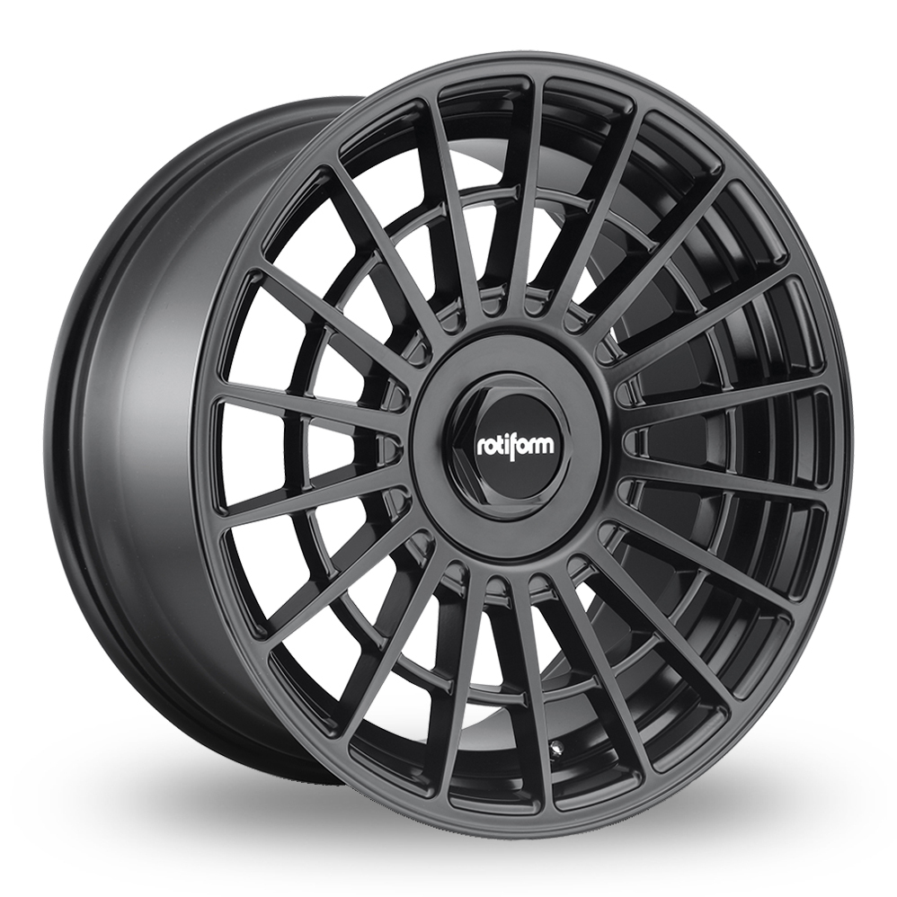 8x17 5x100x114.3 ET30 Rotiform R142 LAS-R (USA Warehouse) (Matte Black) (70.1cb) (726kg Load) (13.2kg Weight) Alloy Wheels