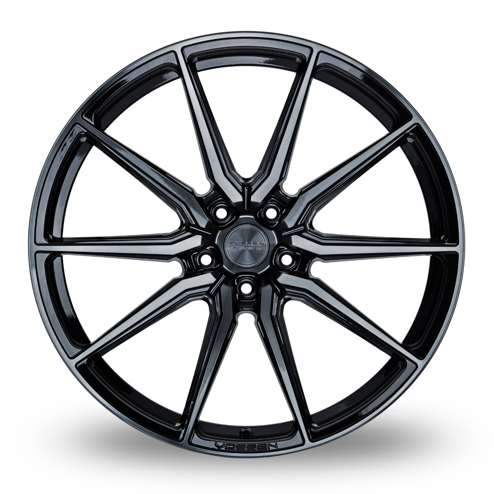 19 Inch Vossen HF-3 (Special Offer) Tinted Black Gloss Alloy Wheels