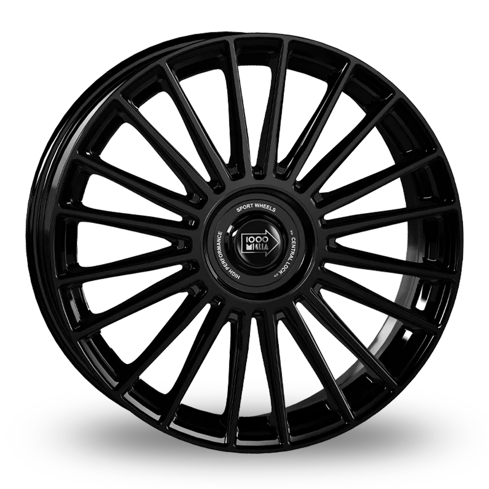 Mille Miglia MM1022 Gloss Black Alloy Wheels