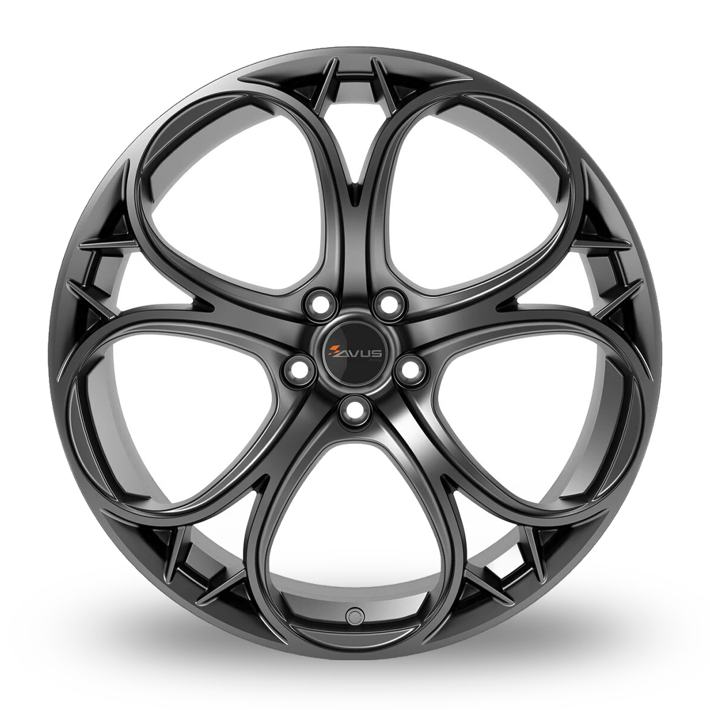 20" Avus Racing AC-520 Anthracite Alloy Wheels