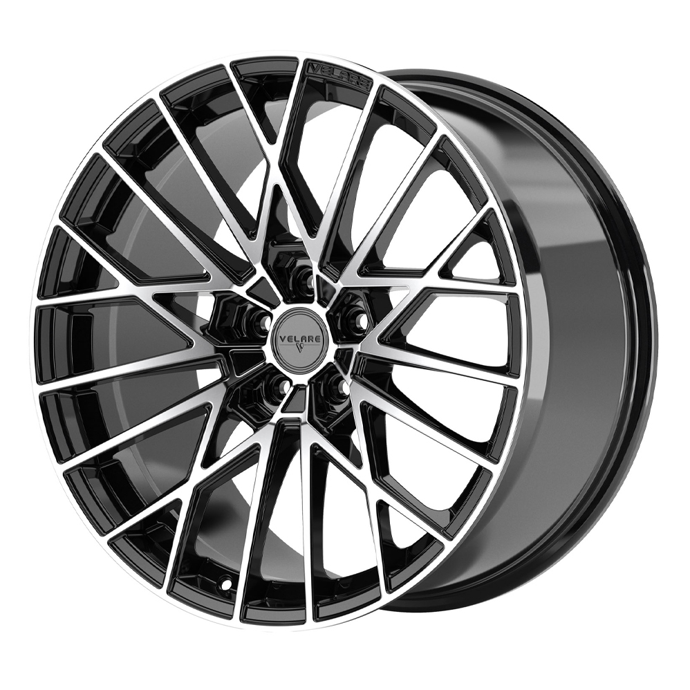 20" Velare VLR07 Gloss Black Machined Alloy Wheels