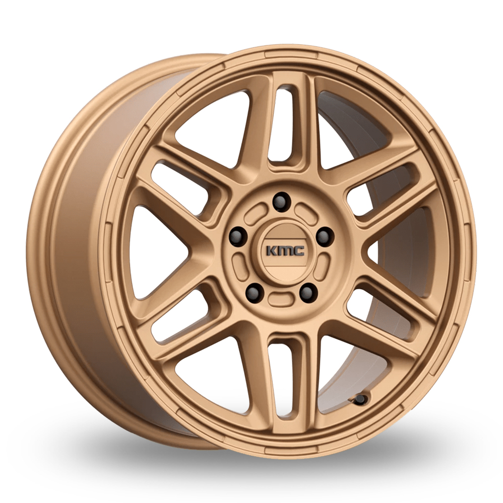 17" KMC KM716 Nomad (USA Warehouse) Matt Bronze Alloy Wheels