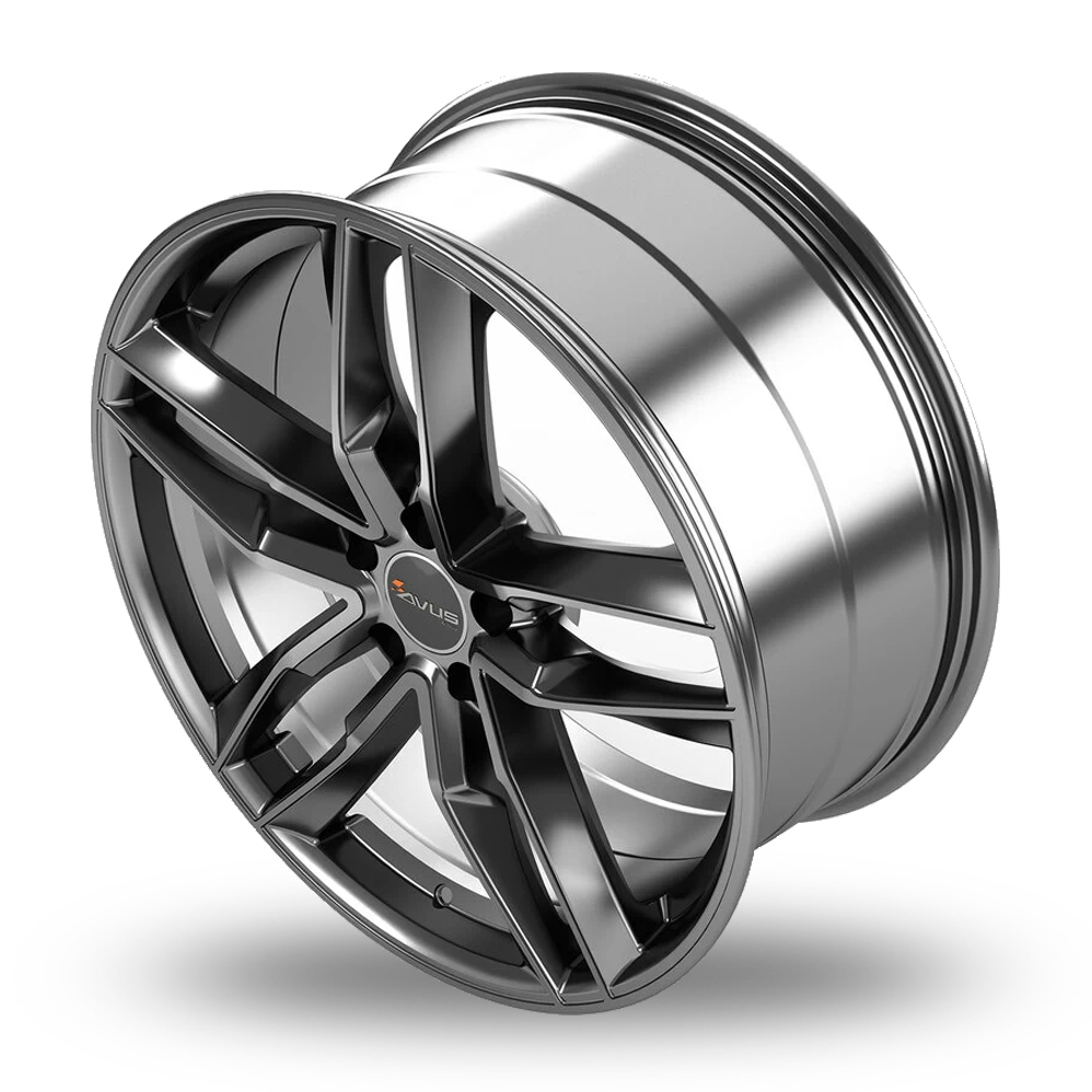 21" Avus Racing AF16 Anthracite Alloy Wheels