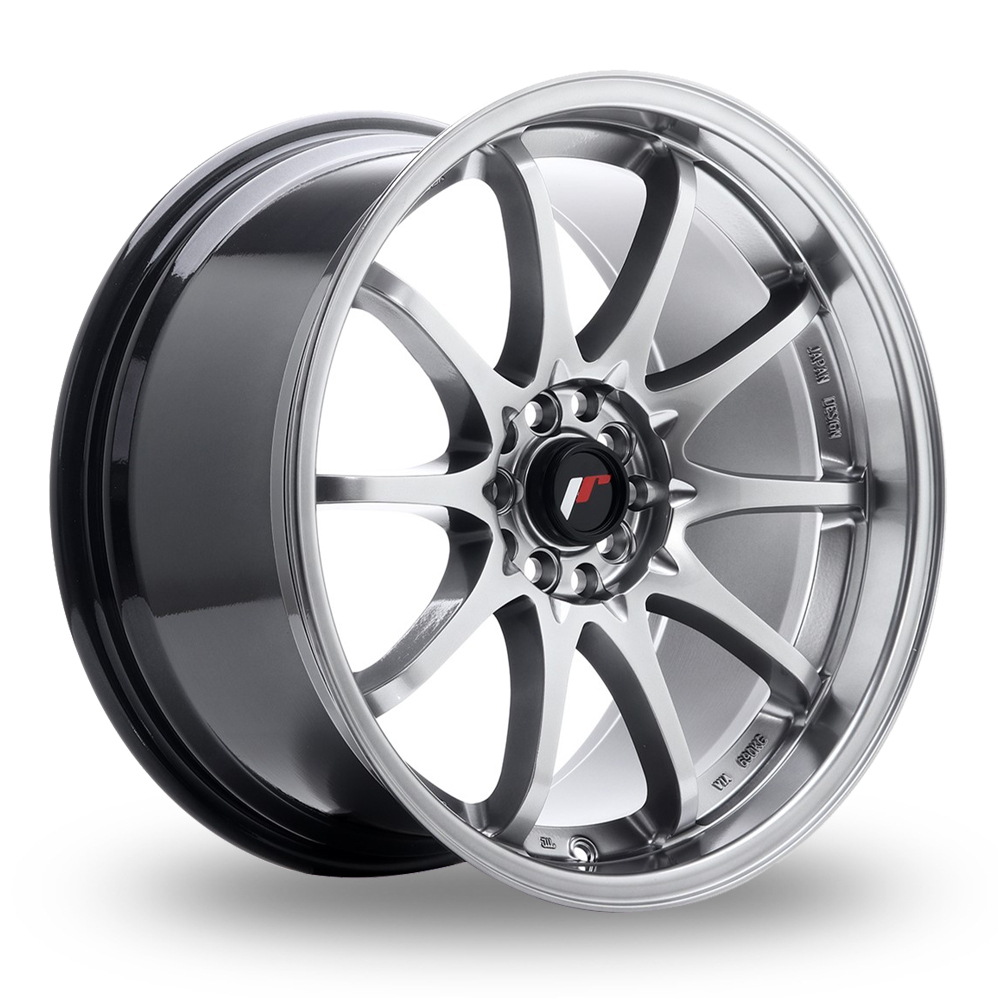 Japan Racing JR5 (9.5x18) Hyper Black Alloy Wheels