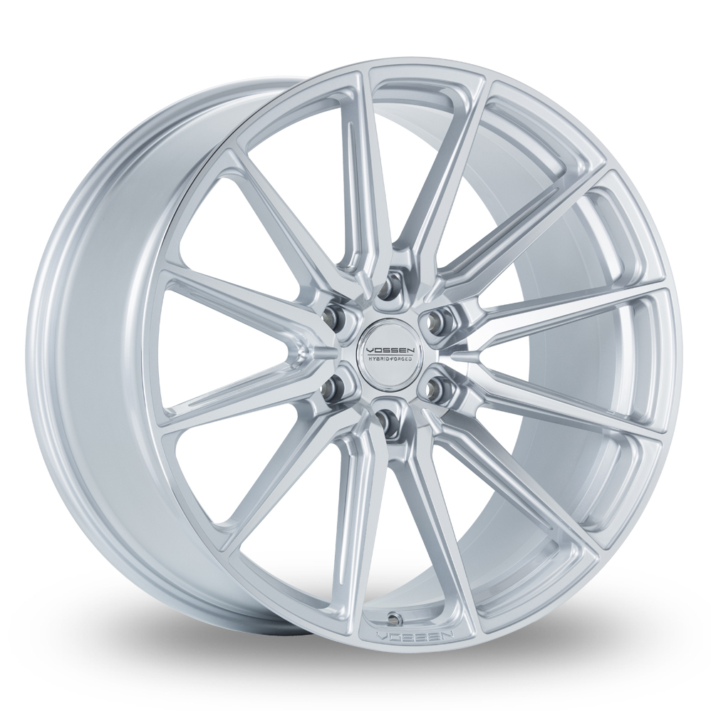 Vossen HF6-1 (9.5x22) (Deep Concave) Silver Polished Alloy Wheels