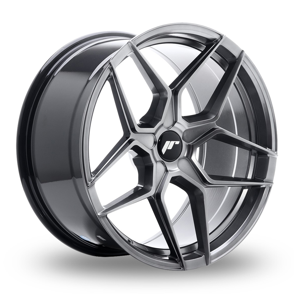 Japan Racing JR34 (9.5x19) (Custom Fitment) Hyper Black Alloy Wheels