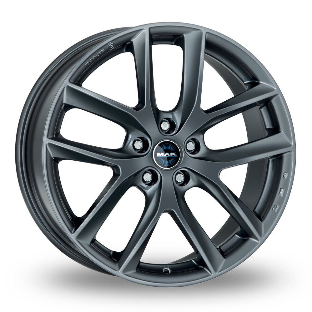 MAK Voltage Gloss Gunmetal Metallic Alloy Wheels