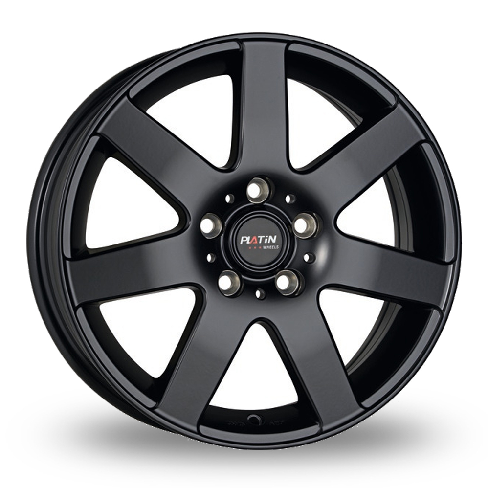 Platin P 04 Matt Black Alloy Wheels