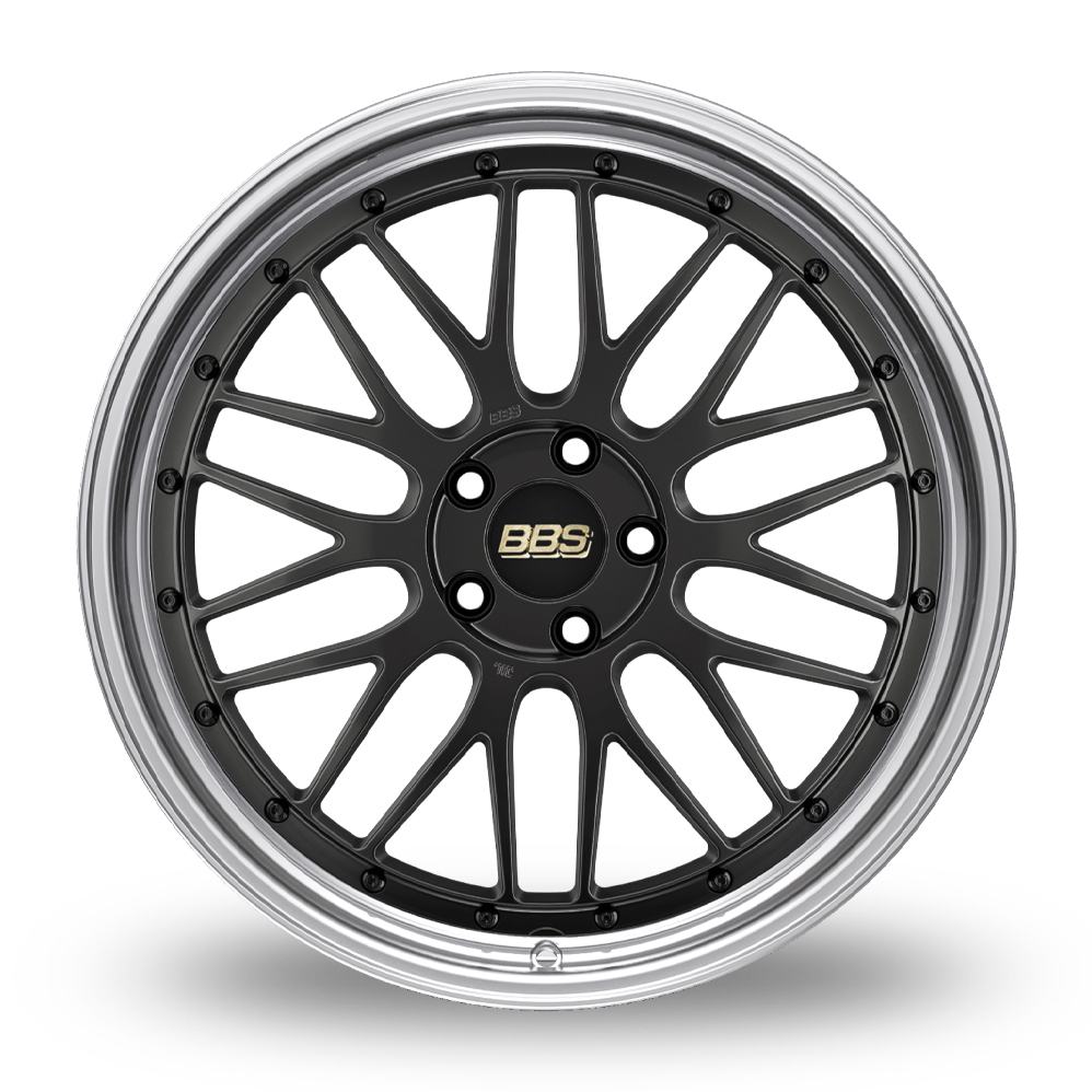 20" BBS LM Diamond Black Polished Rim Alloy Wheels