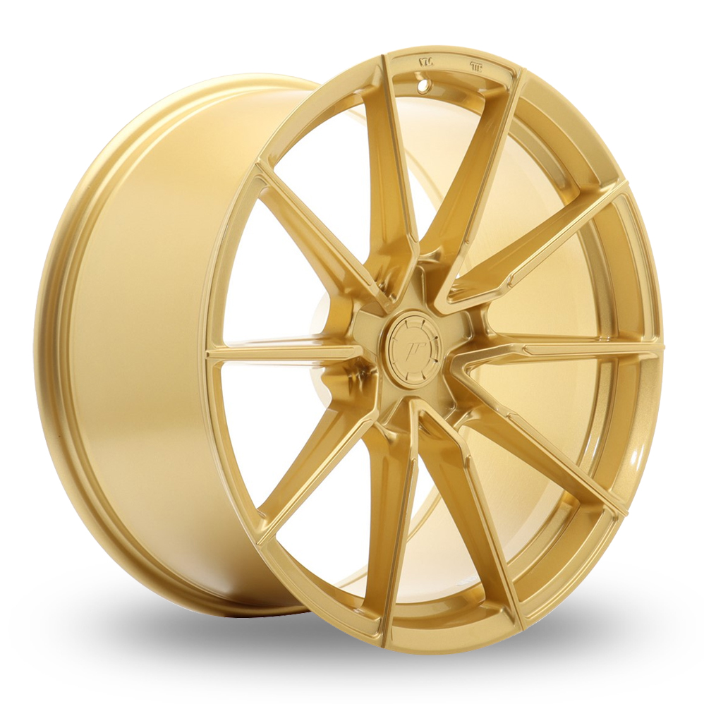 Japan Racing SL-02 (10x19) (Custom Fitment) Gold Alloy Wheels