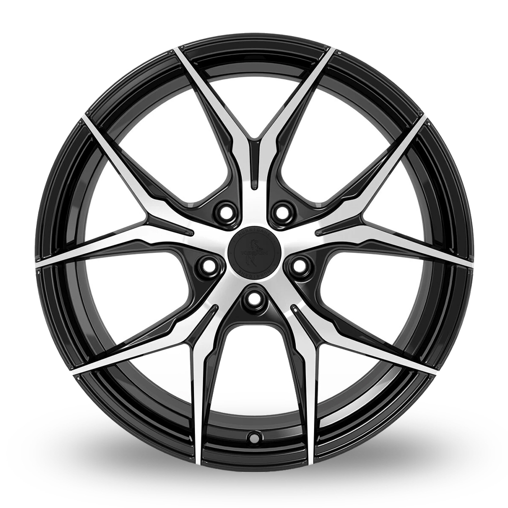 18" Keskin Tuning KT19 Black Polished Alloy Wheels