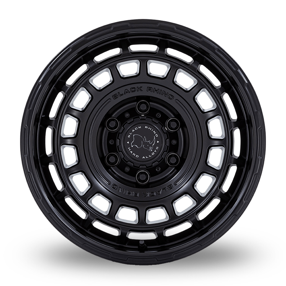 17" Black Rhino BR024 Awol Matt Black Alloy Wheels