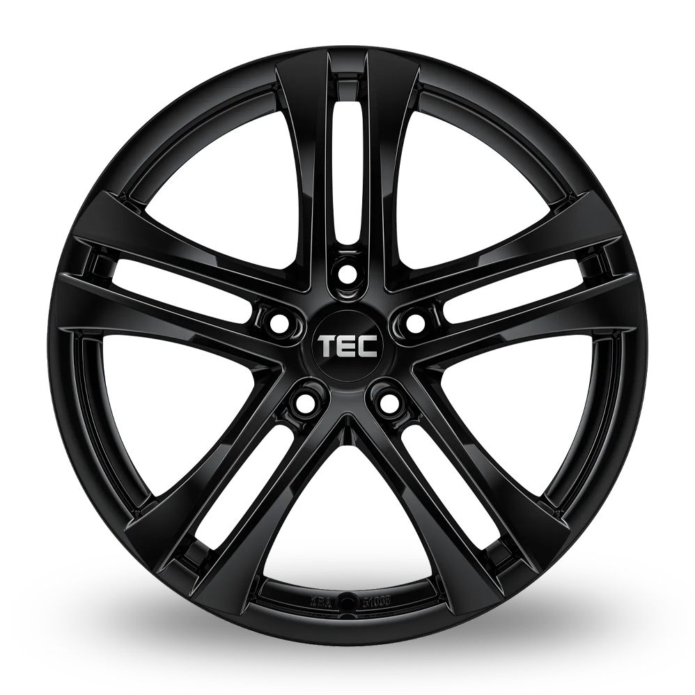16" TEC Speedwheels AS4 Gloss Black Alloy Wheels