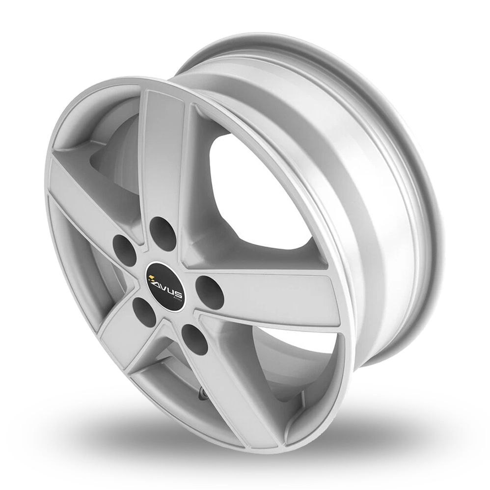 18" Avus Racing AC-V51 Hyper Silver Alloy Wheels