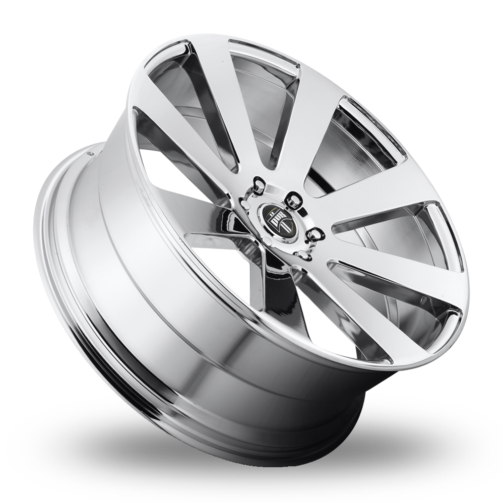 22" DUB S131 8-Ball Chrome Plated Alloy Wheels