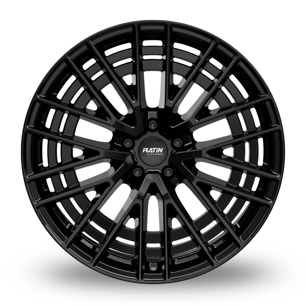 19" Platin P 127 Gloss Black Alloy Wheels