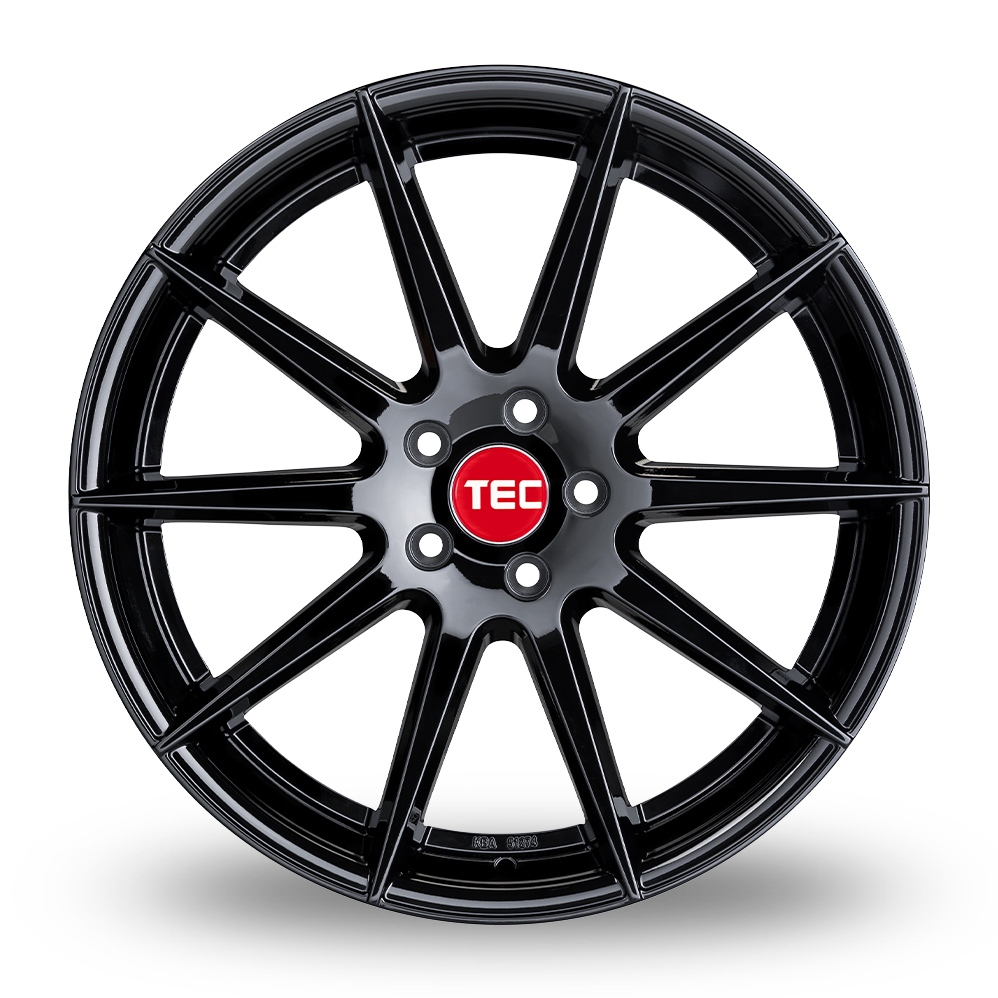 22" TEC Speedwheels GT7 Gloss Black Alloy Wheels