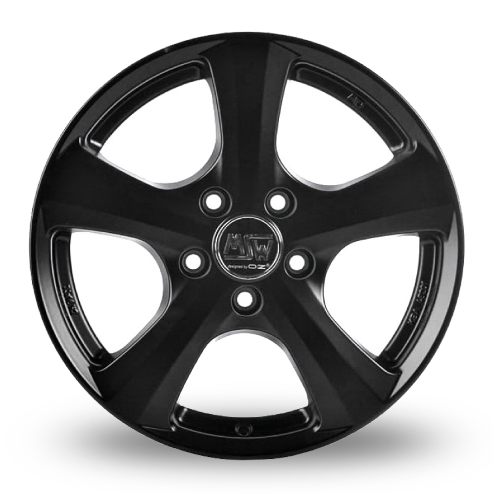 16" MSW (by OZ) 19 VAN Matt Black Alloy Wheels