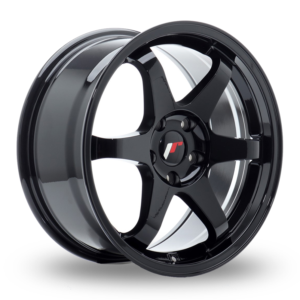 Japan Racing JR3 (7x15) Gloss Black Alloy Wheels