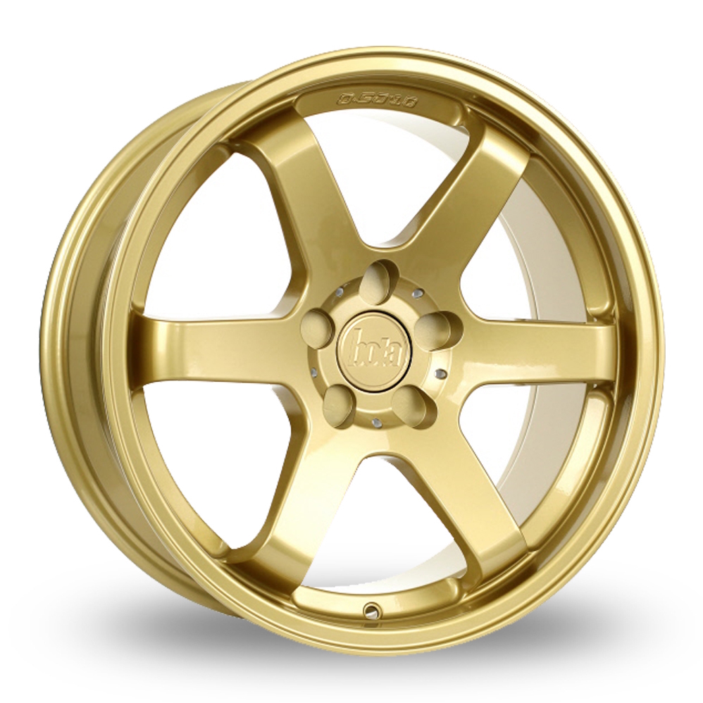 18" Bola B1 Gold Alloy Wheels