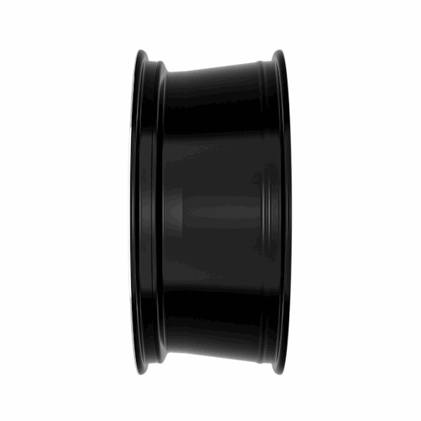19" Fox Racing Hiro Black Polished Rim Alloy Wheels