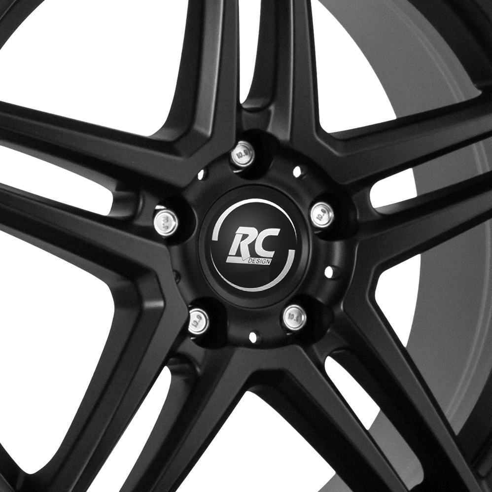 18" RC Design RCD17 Satin Black Alloy Wheels